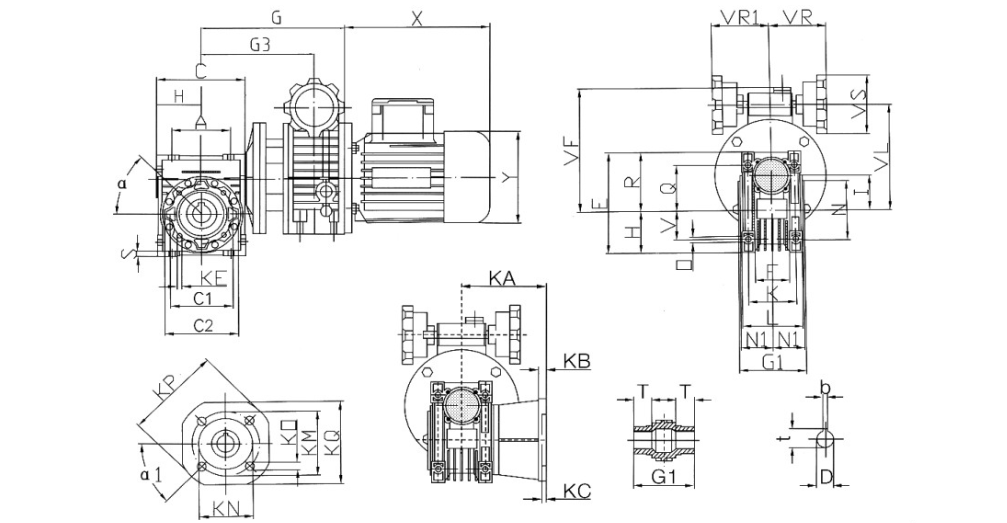 NMRV減速機(jī)UDL無級(jí)變速機(jī)參數(shù)